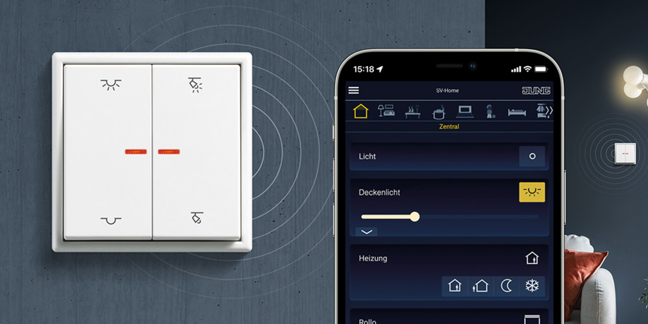 KNX RF Taster bei Elektro Kögl GmbH in Schliersee